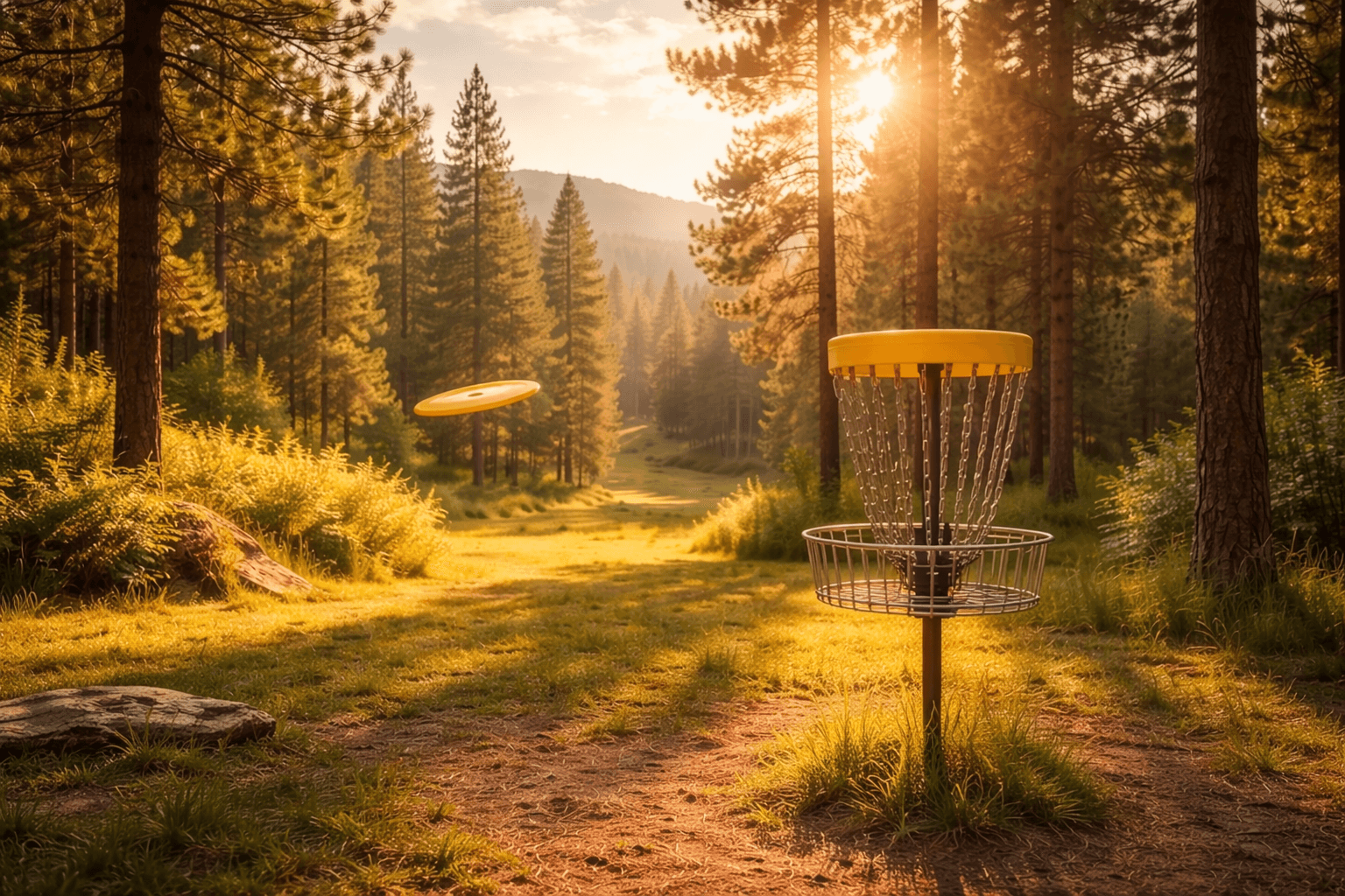 Disc golf background